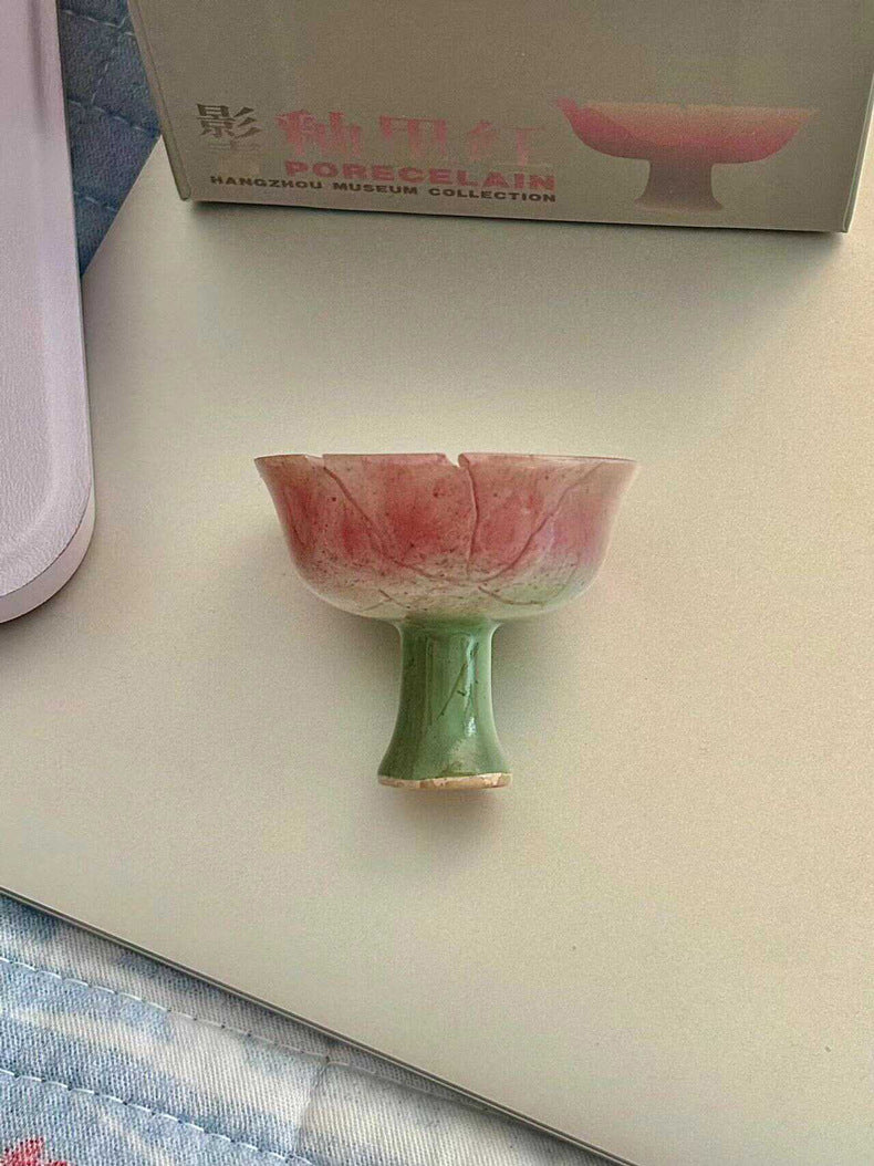 Yingqing and Underglaze Red Stem Cup Fridge Magnet-7